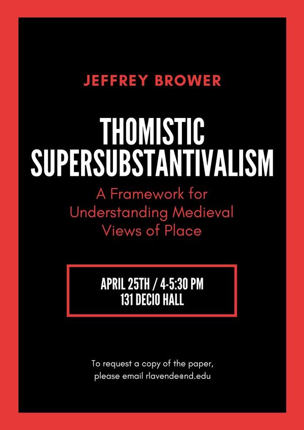 Thomistic Supersubstantivalism